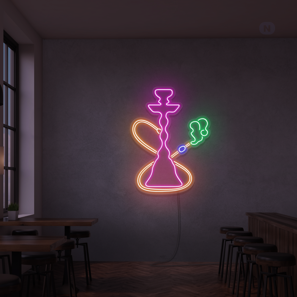 Neonskilt Vannrør