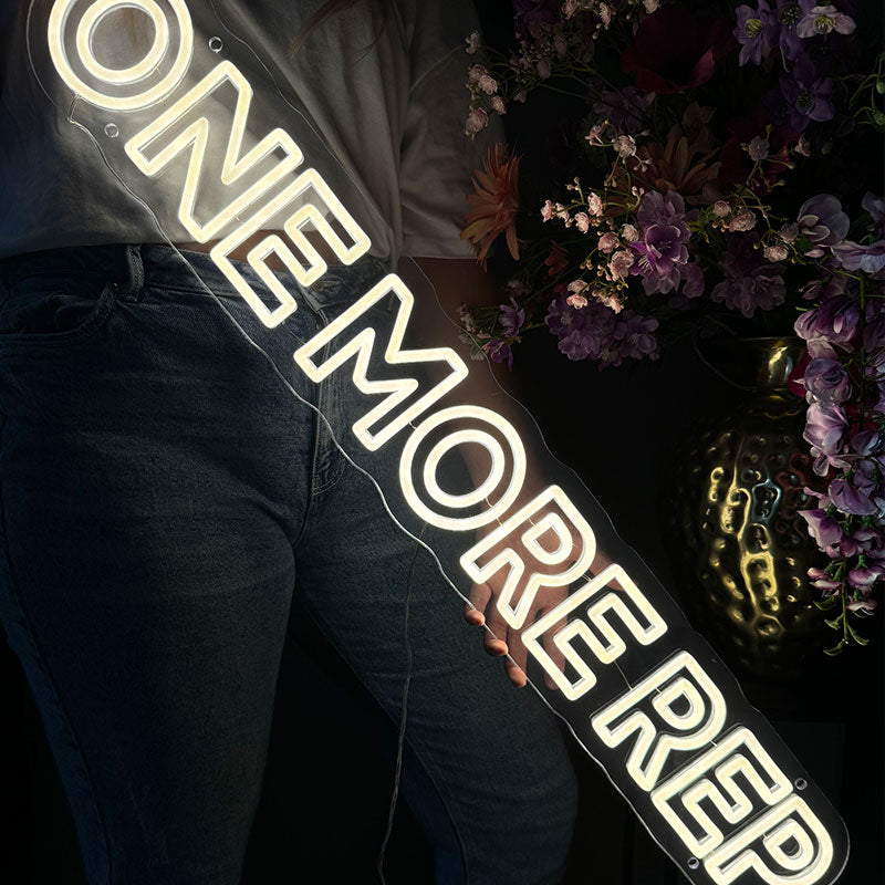 Neonskilt One More Rep