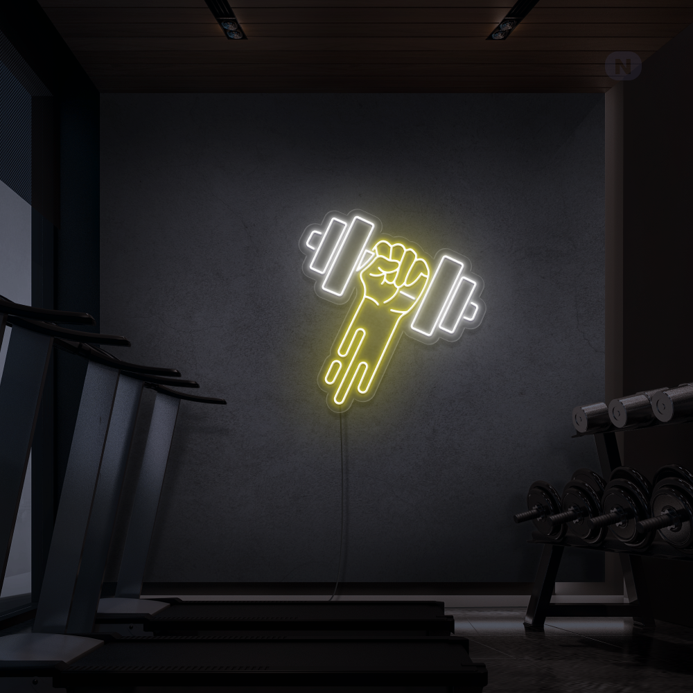 Neonskilt Gym manual