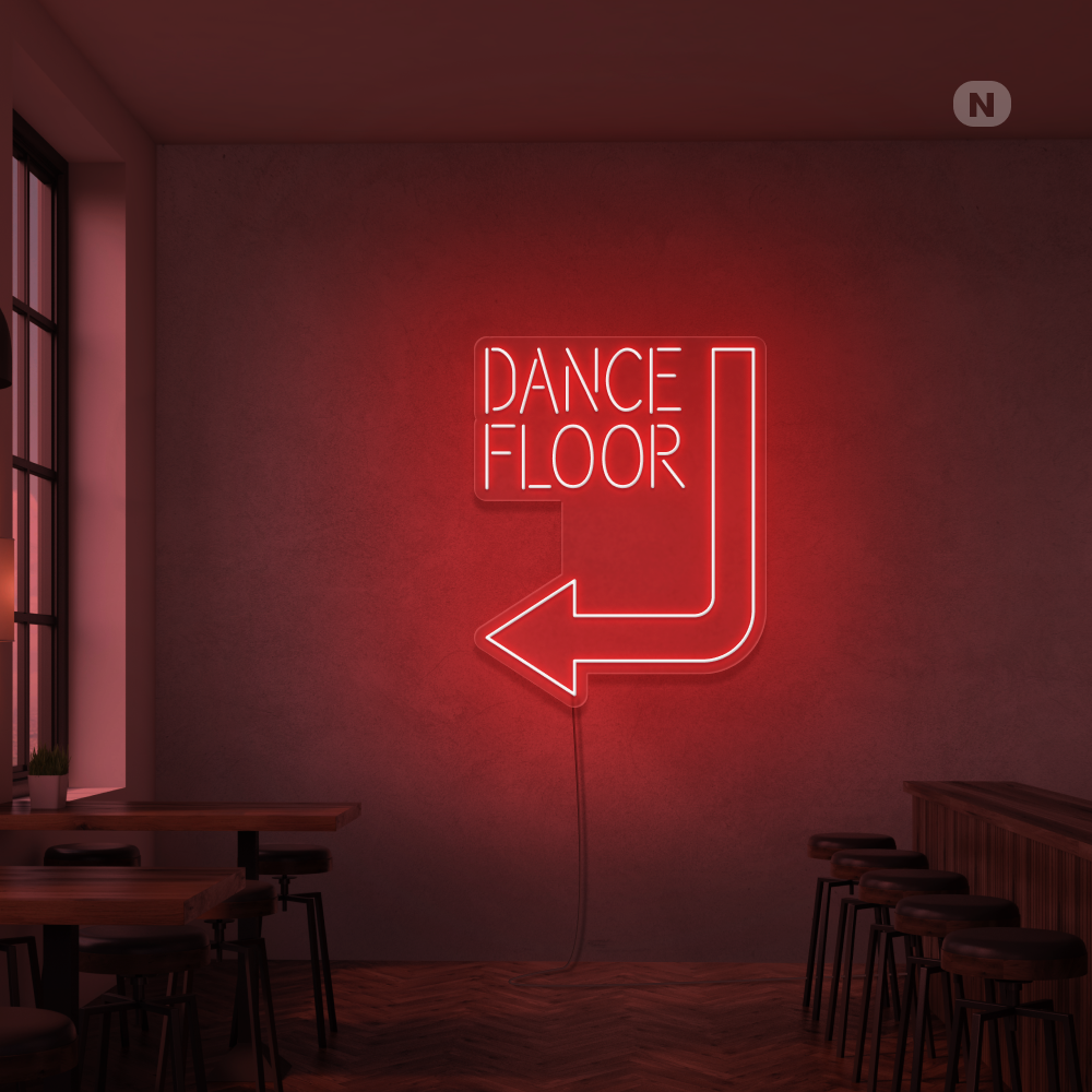 Neonskilt Dance Floor