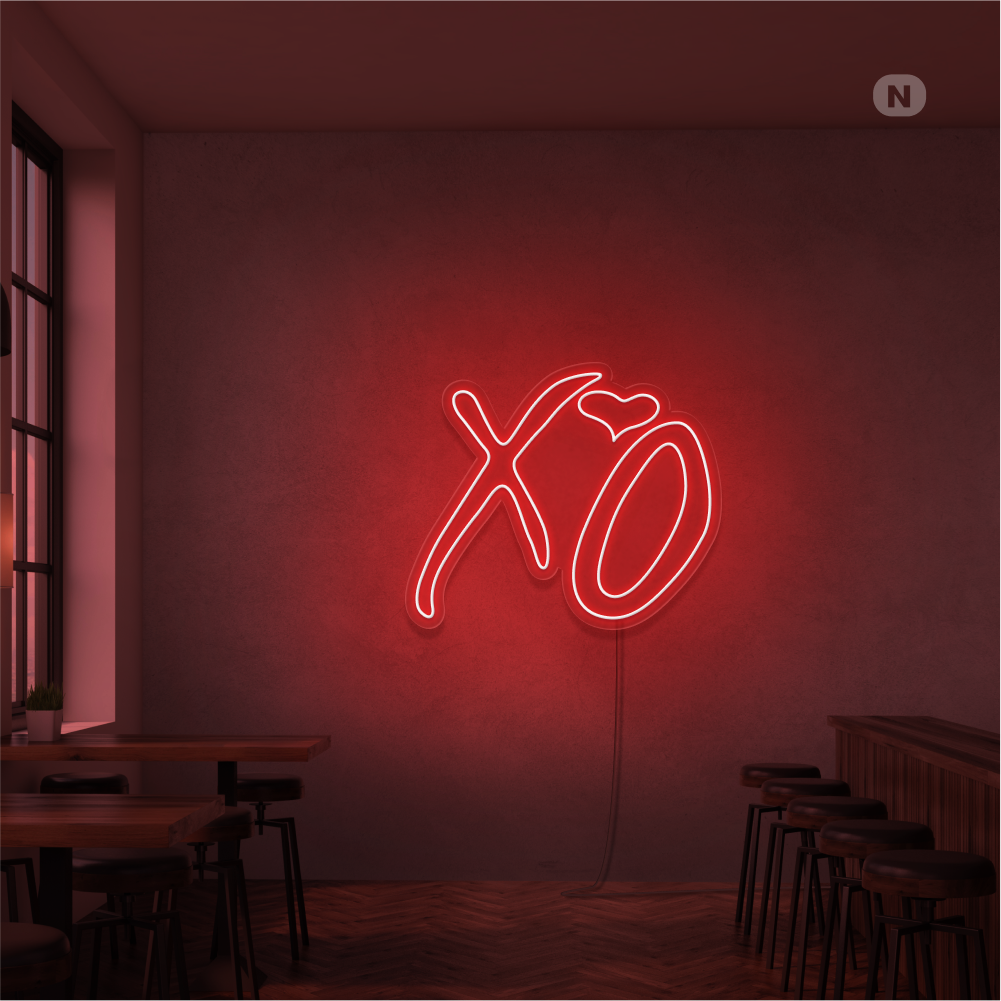 Neonskilt XO