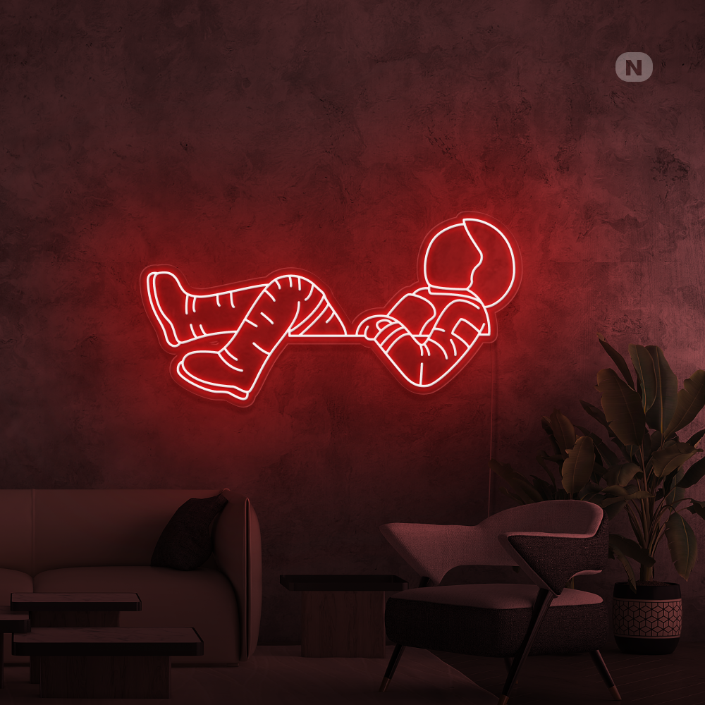 Neonskilt Astronaut