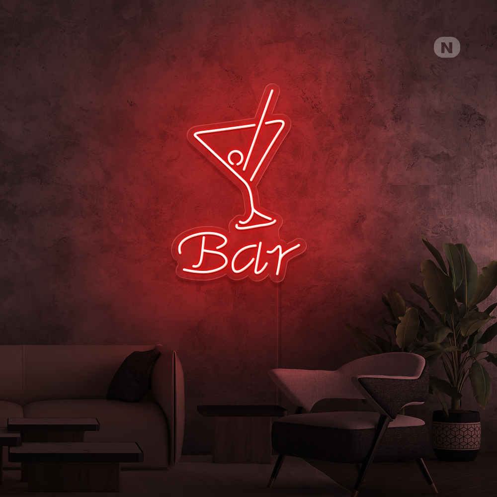 Neonskilt Cocktail Bar