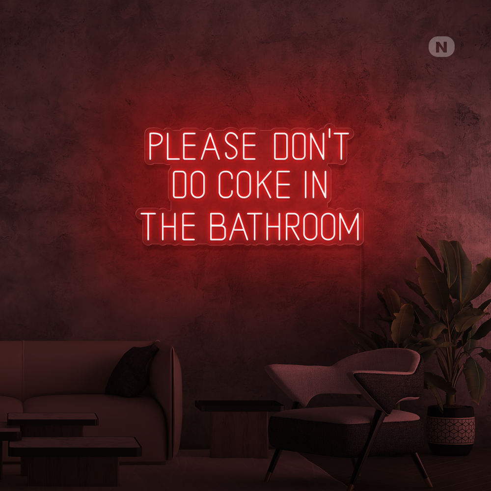 Neonskilt Bathroom