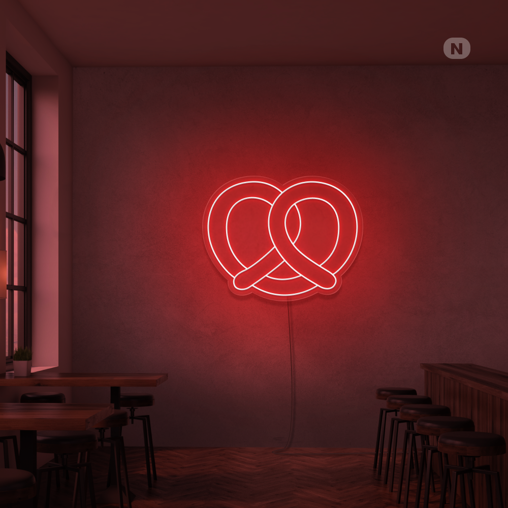 Neonskilt baker