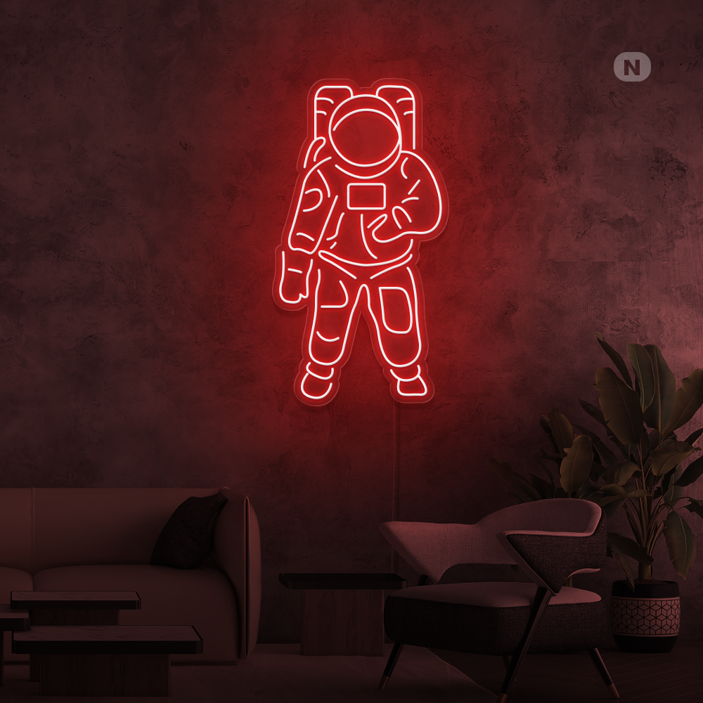Neonskilt Astronaut