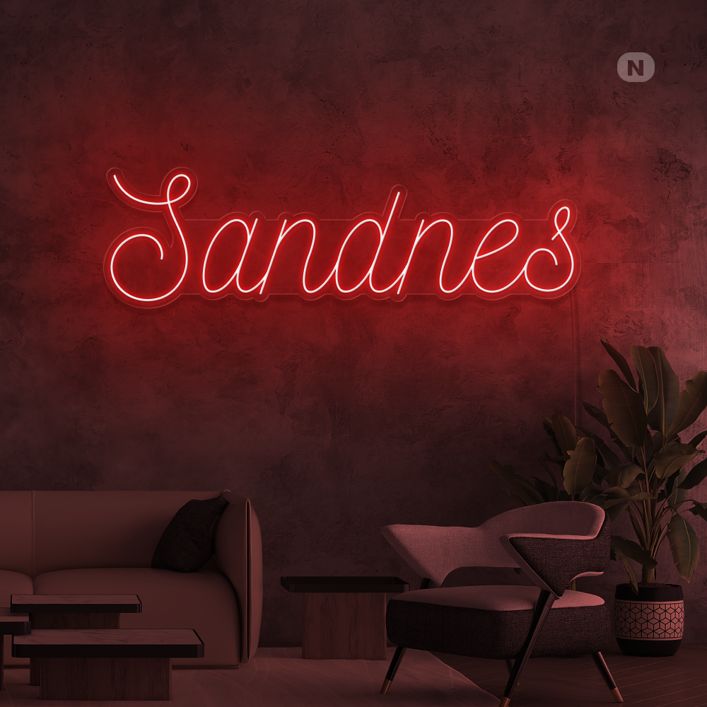 Neonskilt Sandnes