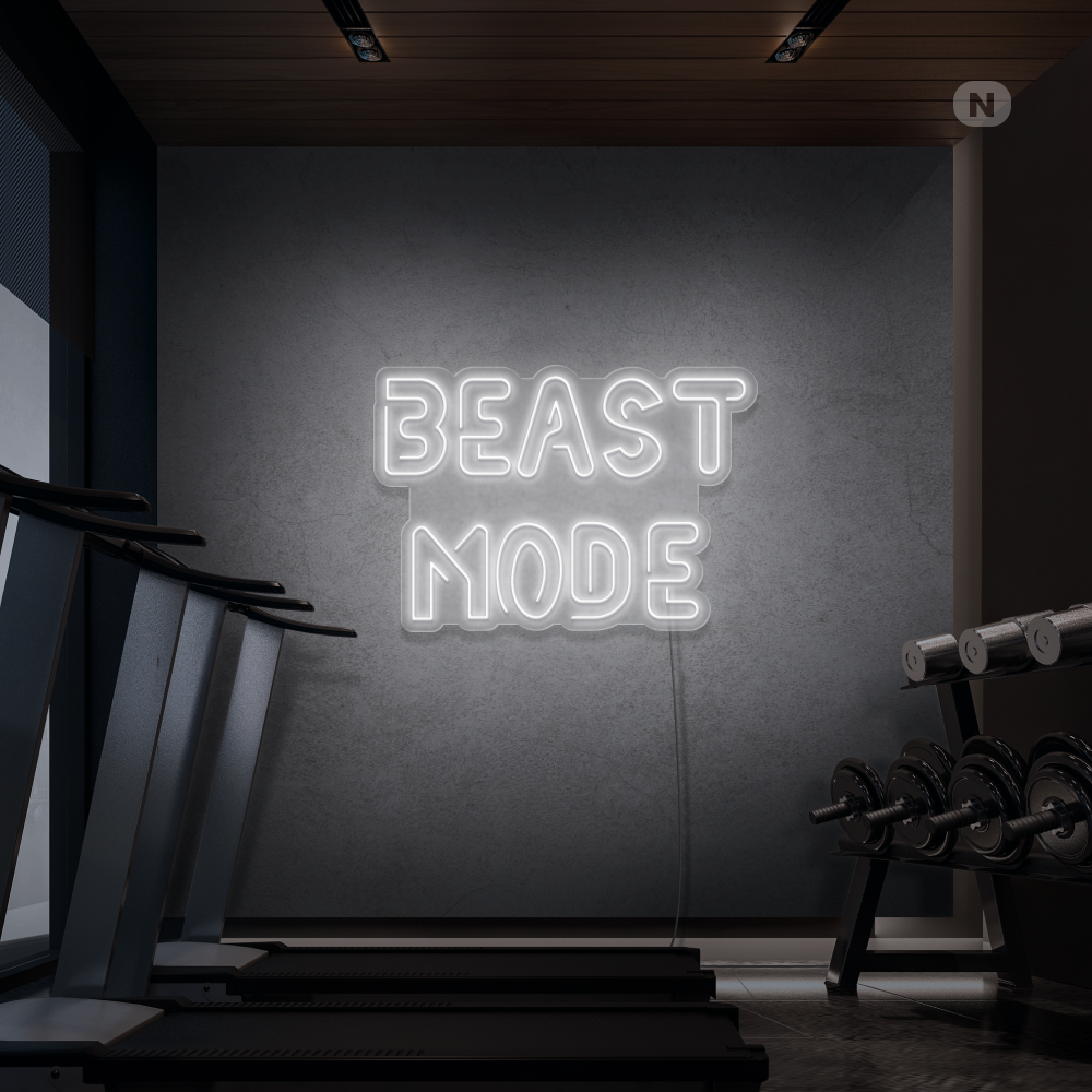 Neonskilt Beast Mode