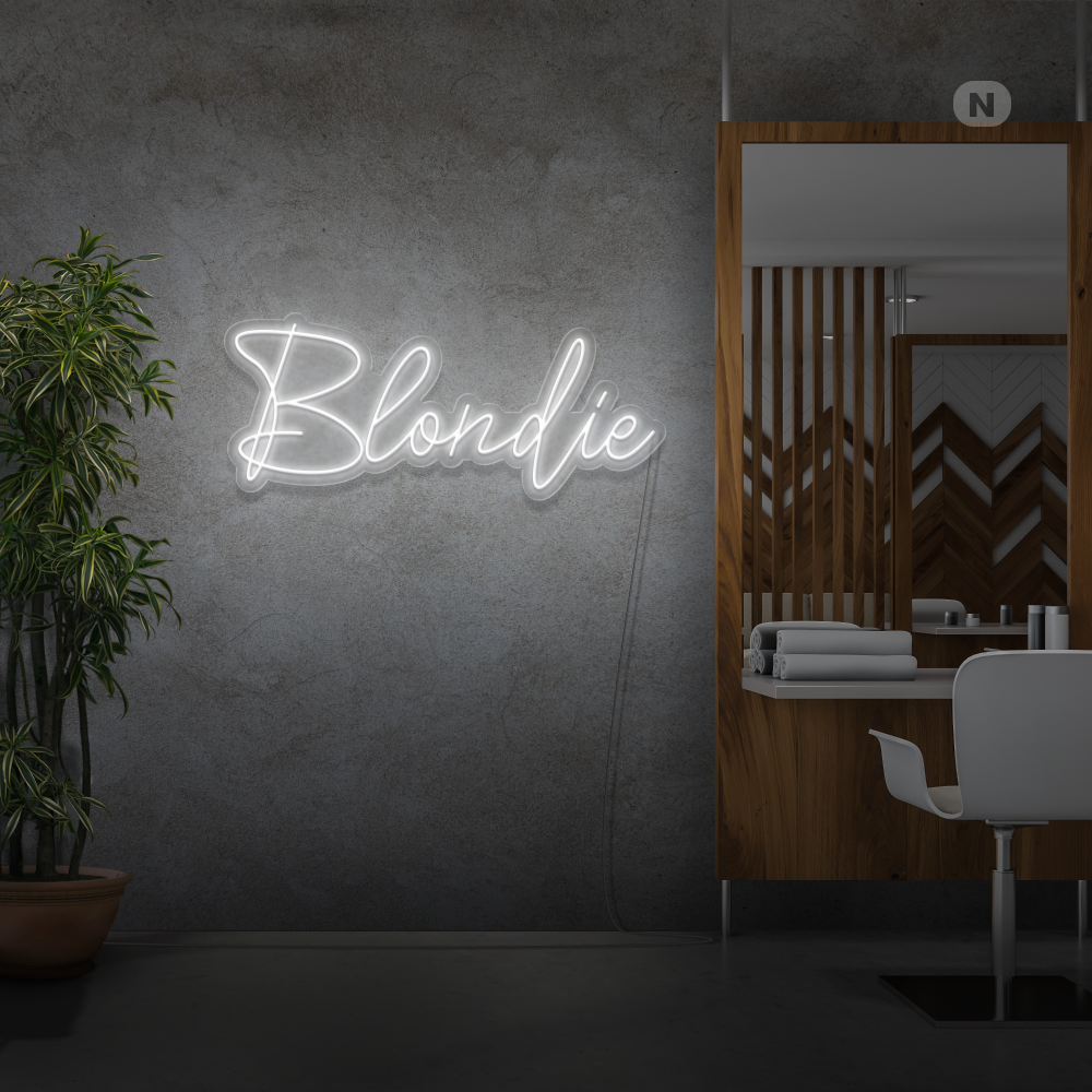Neonskilt Blondie