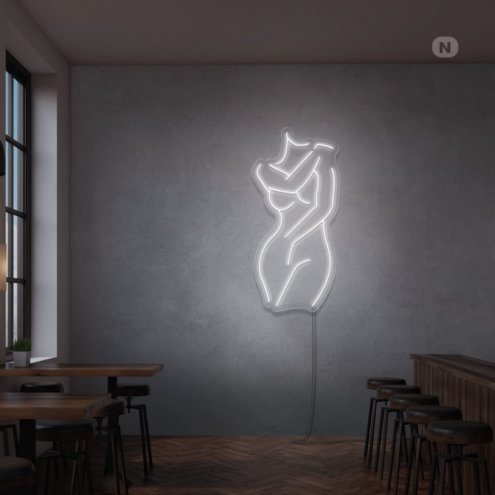 Neonskilt Sexy jente