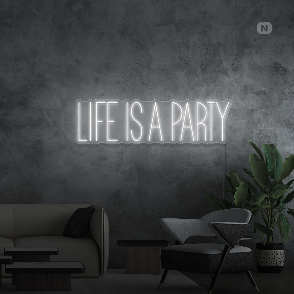 Neonskilt Party