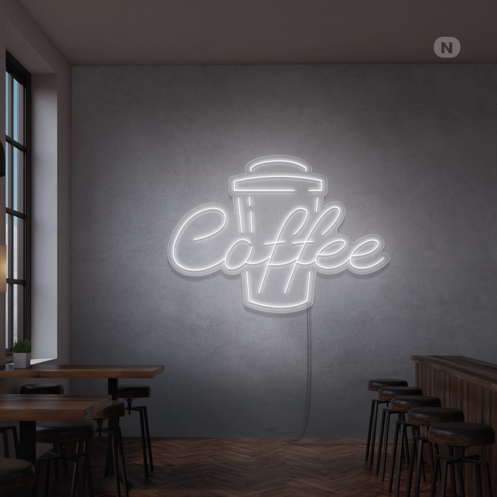 Neonskilt Kaffe
