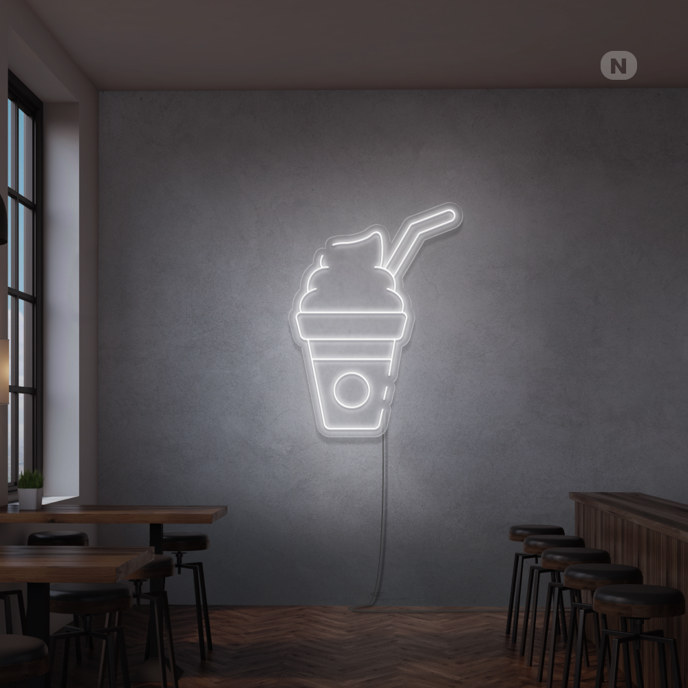 Neonskilt Milkshake