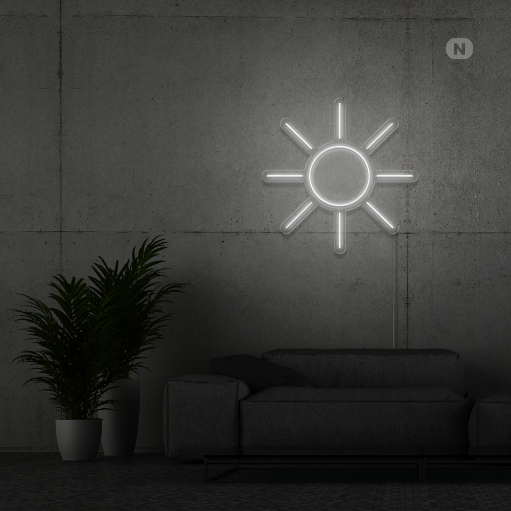 Neonskilt sol