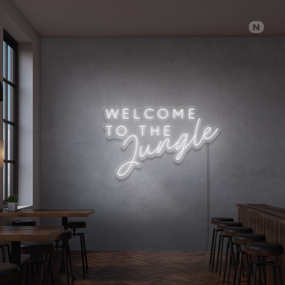 Neonskilt Welcome to the Jungle