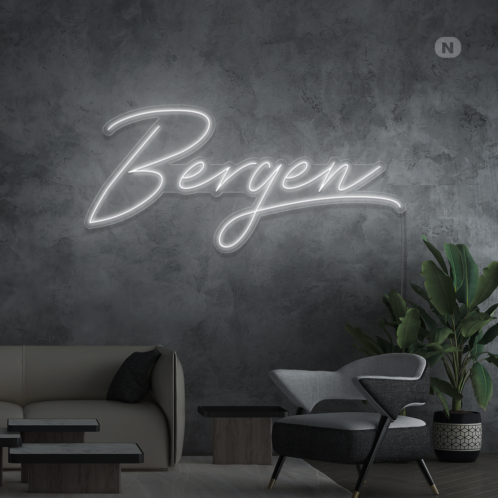 Neonskilt Bergen