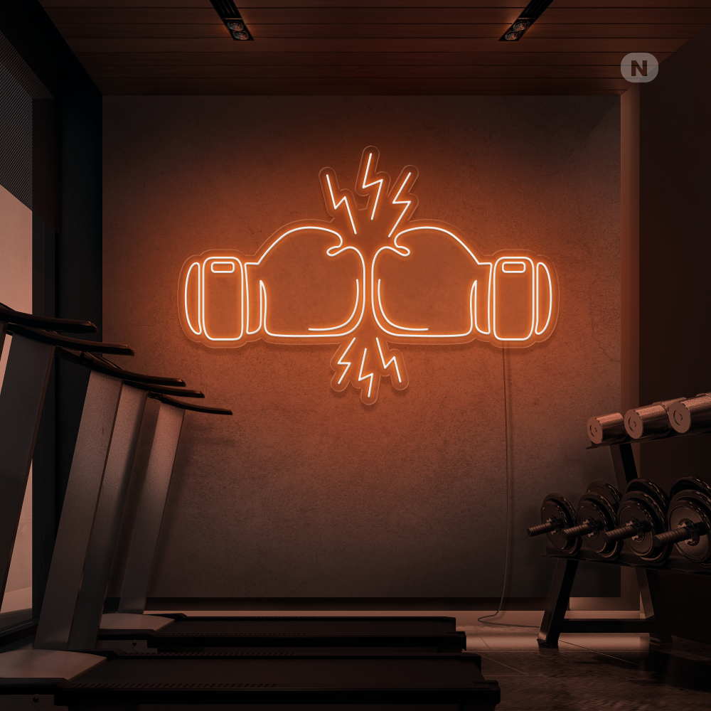Neonskilt Boksing