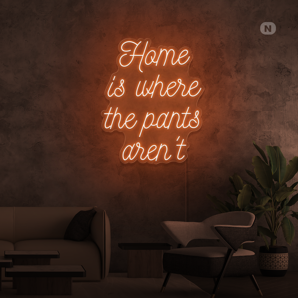 Neonskilt Quote Home