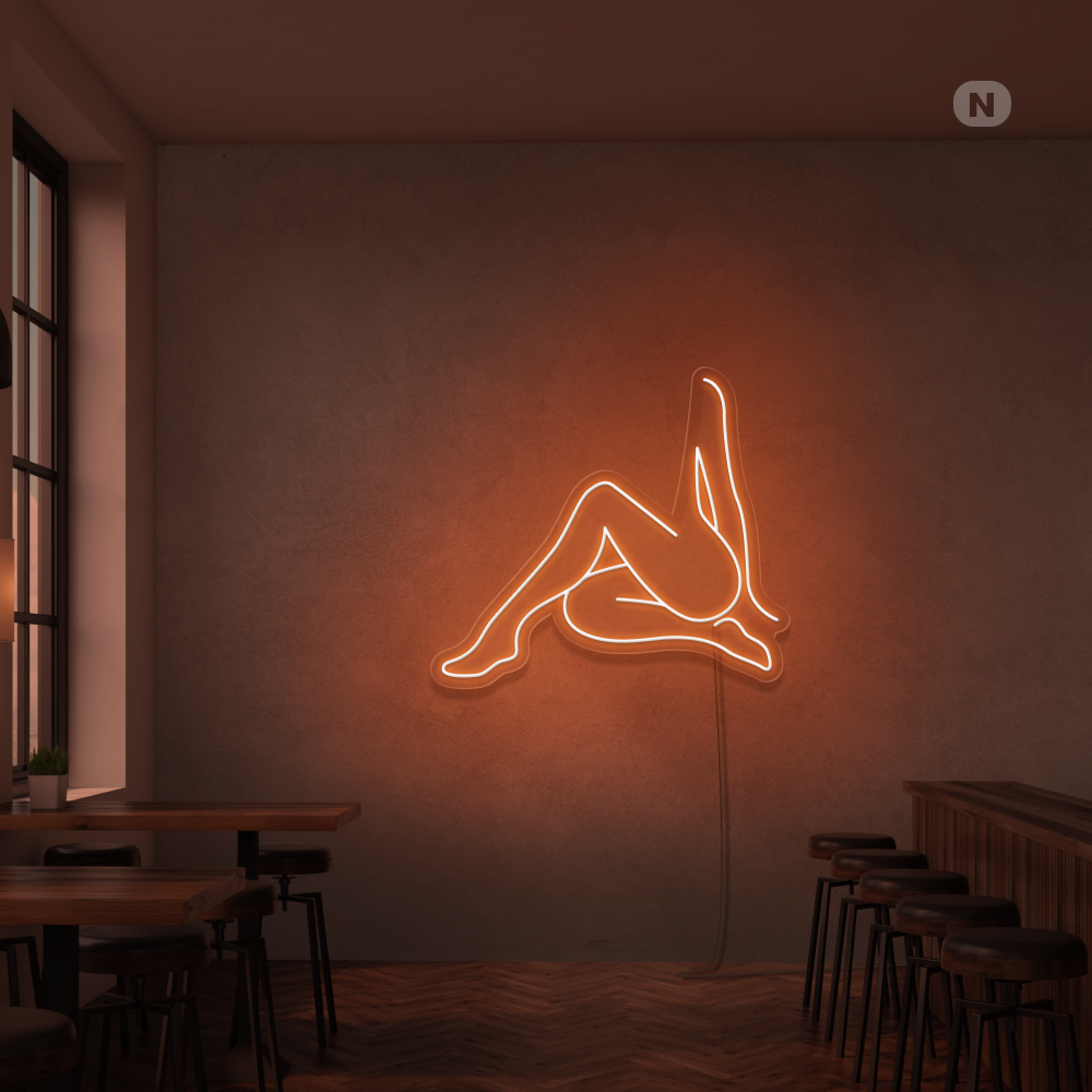 Neonskilt Sexy jente