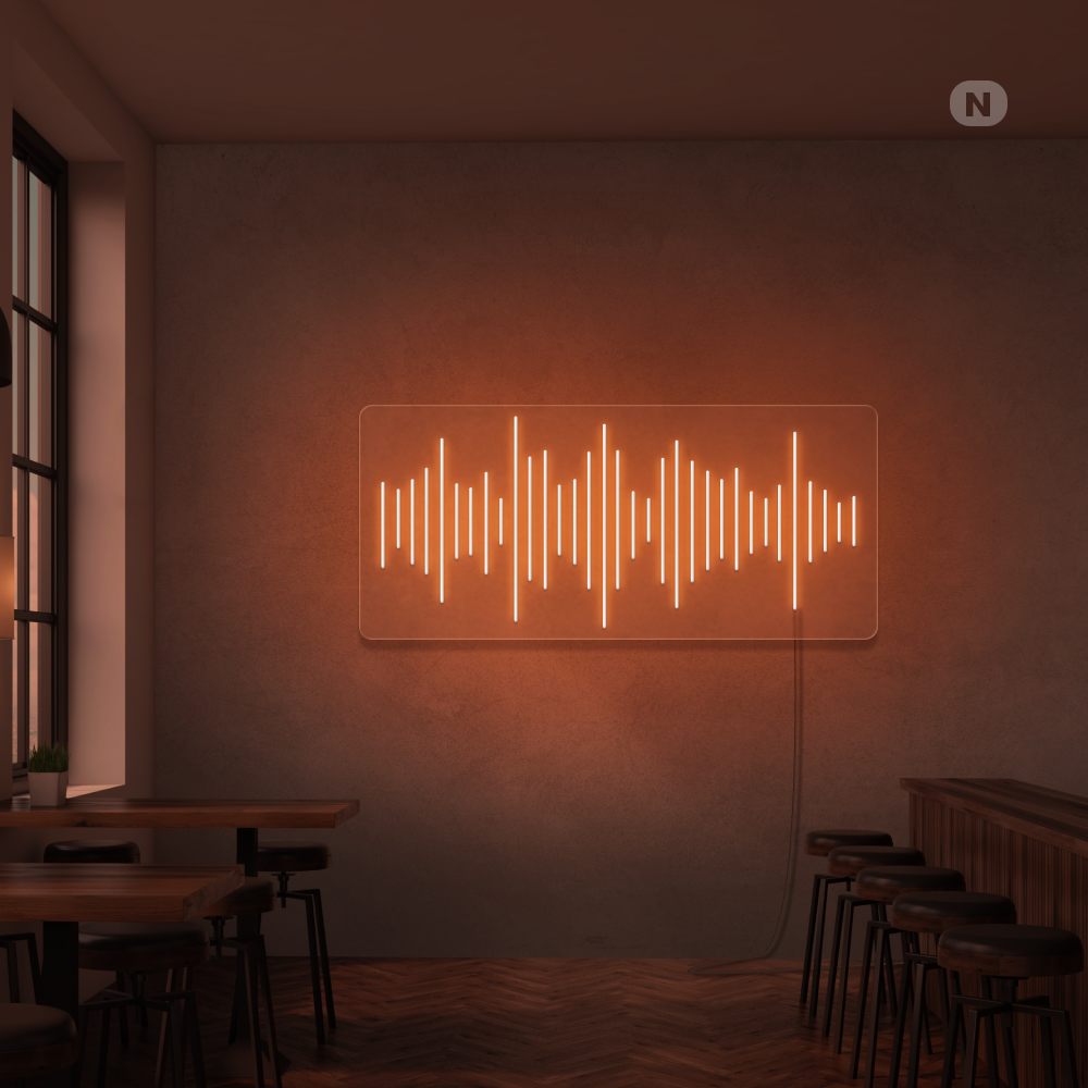 Neonskilt Musikkbar