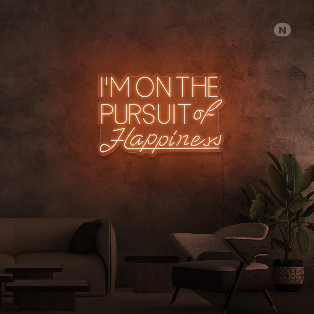 Neonskilt Hapiness