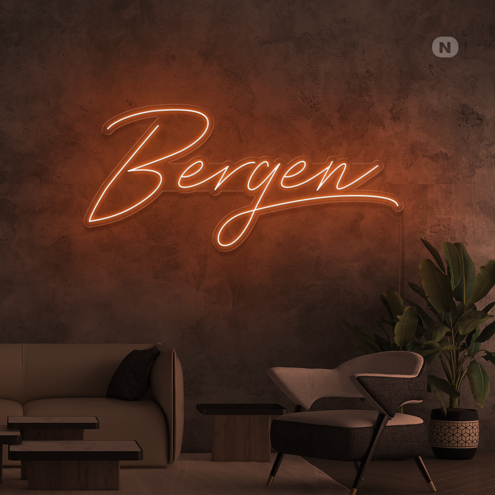 Neonskilt Bergen