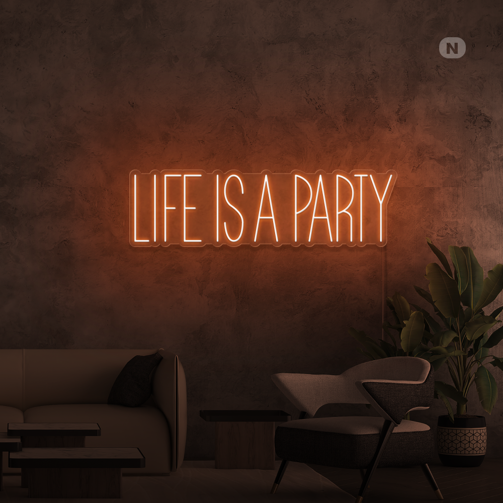 Neonskilt Party