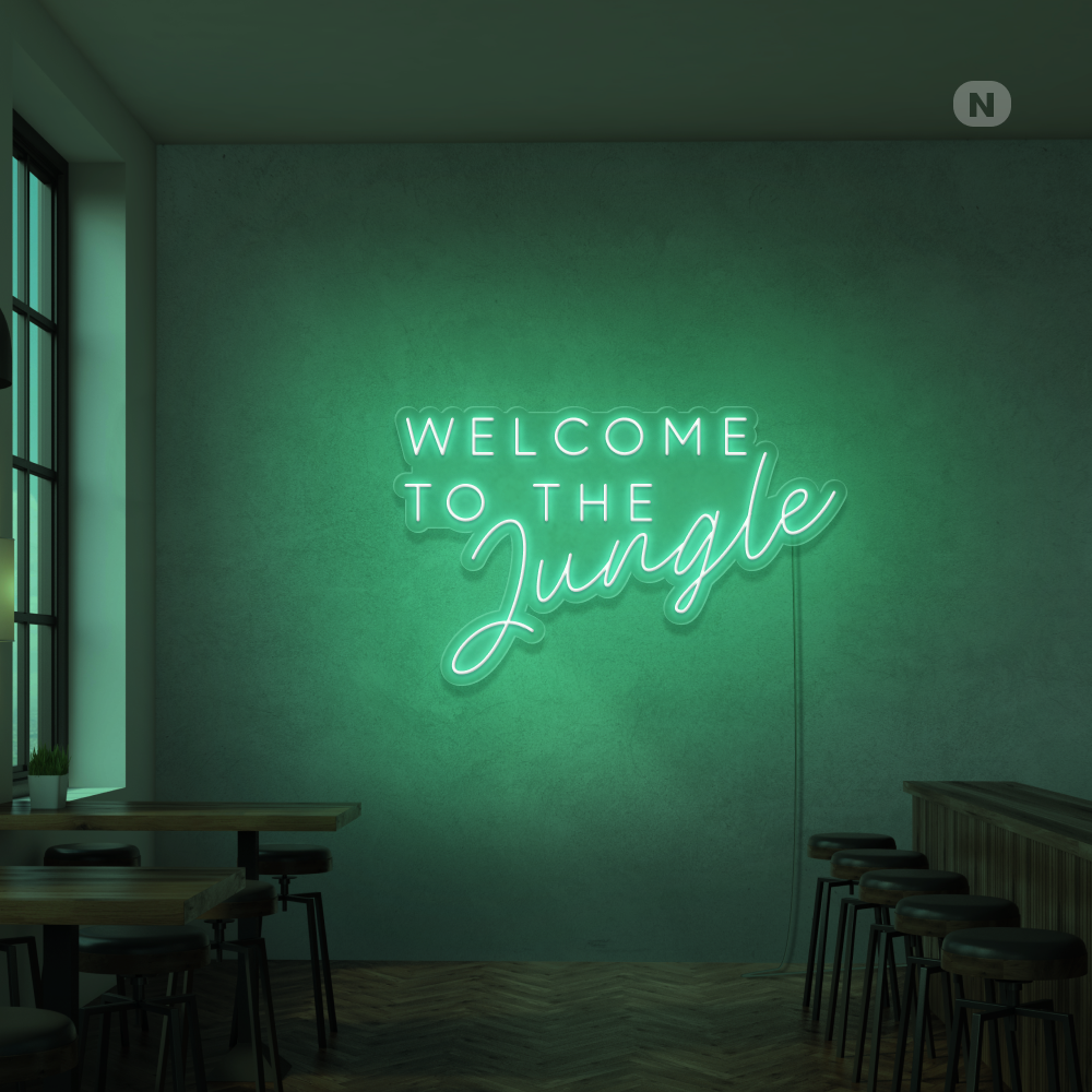 Neonskilt Welcome to the Jungle