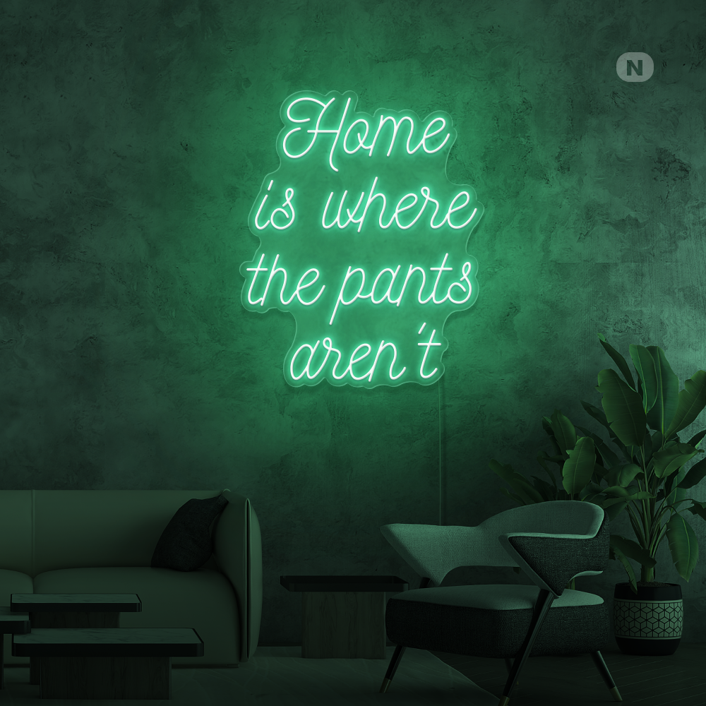 Neonskilt Quote Home
