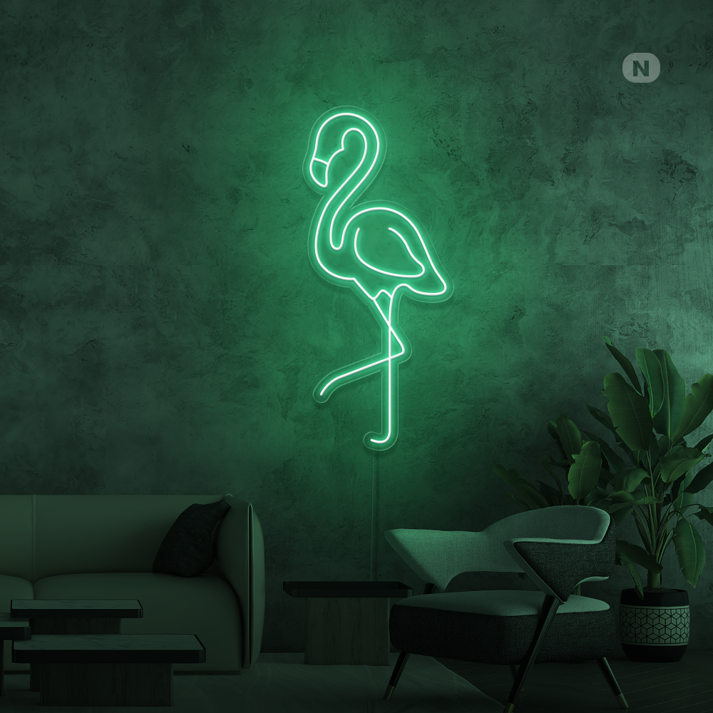 Neonskilt Flamingo