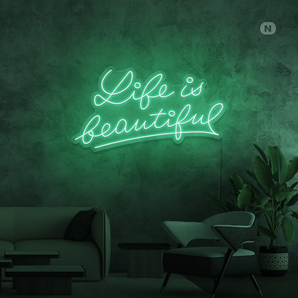 Neonskilt Life Quote 2