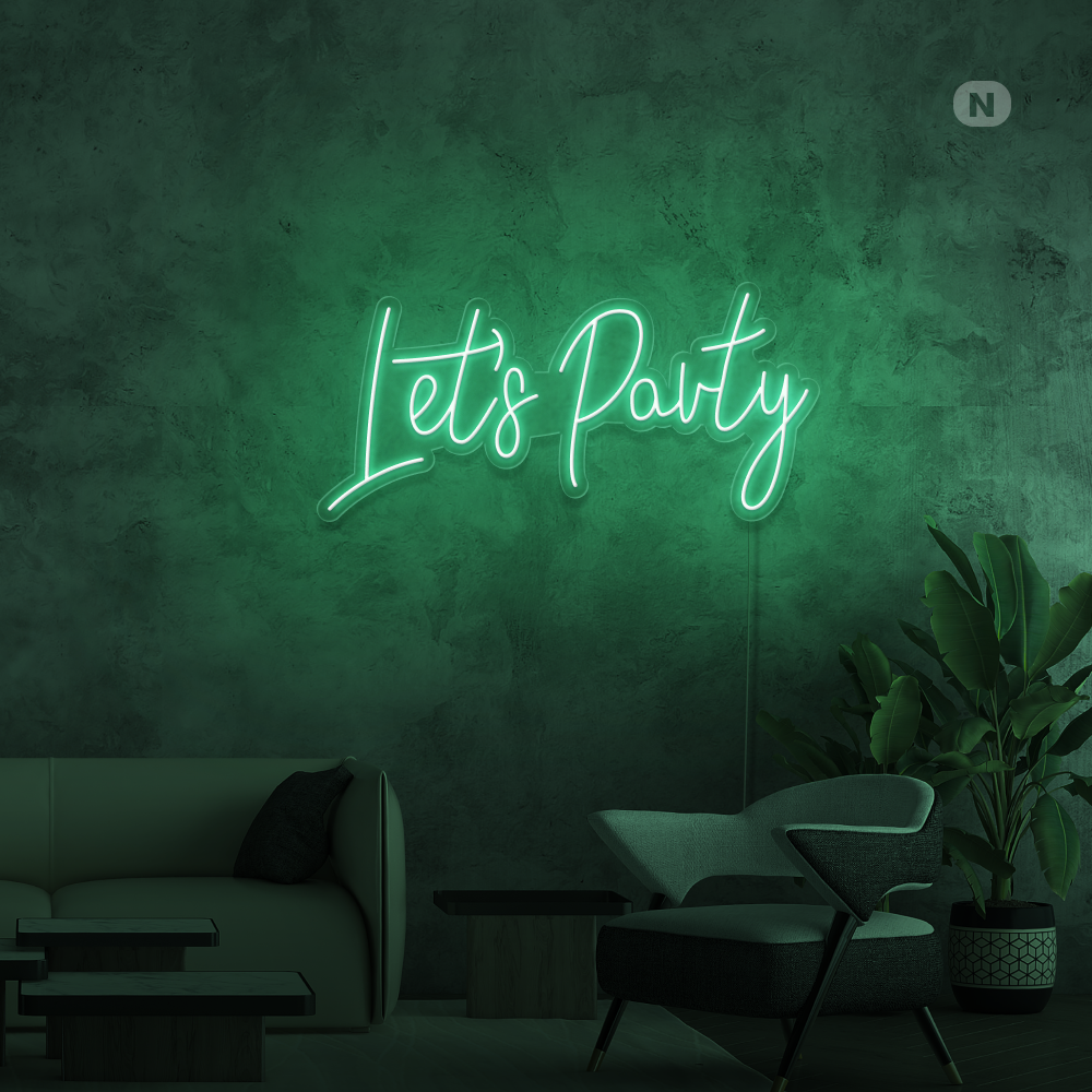 Neonskilt Lets Party