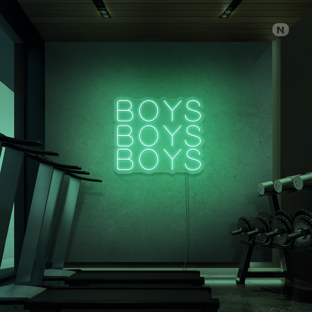 Neonskilt Boys Boys Boys
