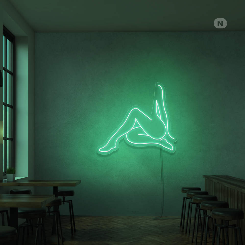 Neonskilt Sexy jente