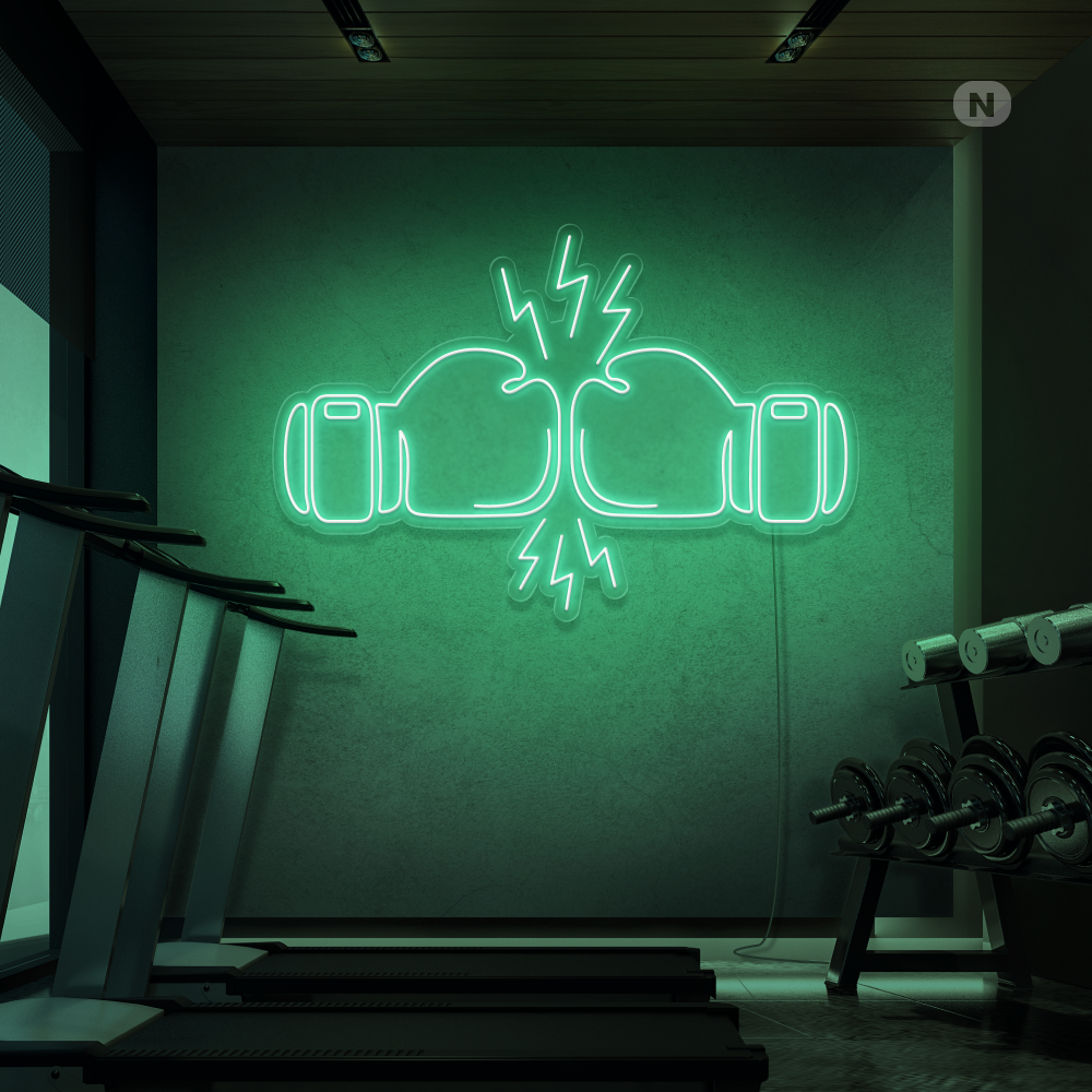 Neonskilt Boksing