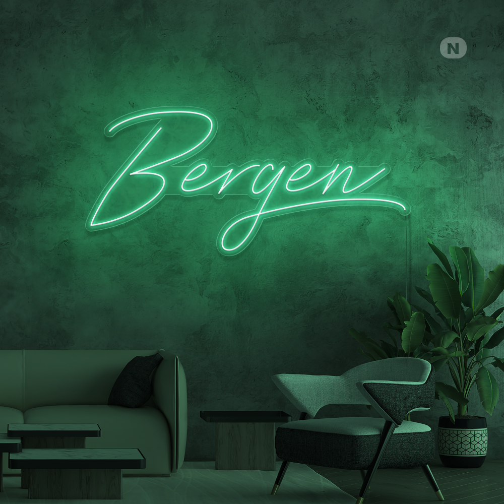 Neonskilt Bergen