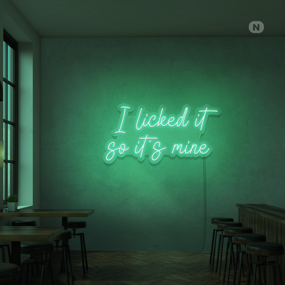 Neonskilt I Liked it so its mine