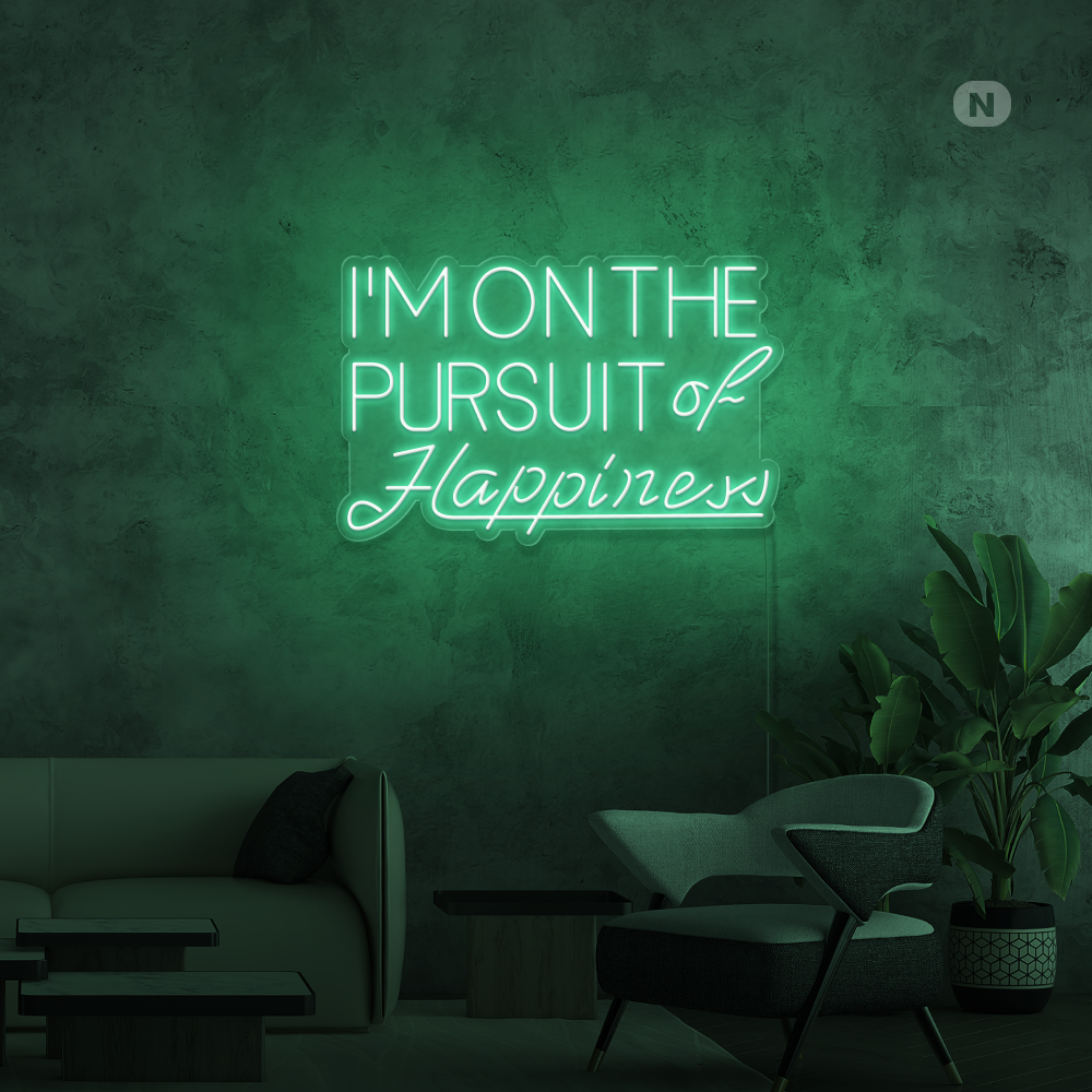 Neonskilt Hapiness