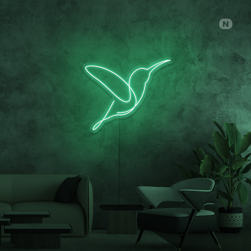 Neonskilt Kunstnerisk fugl