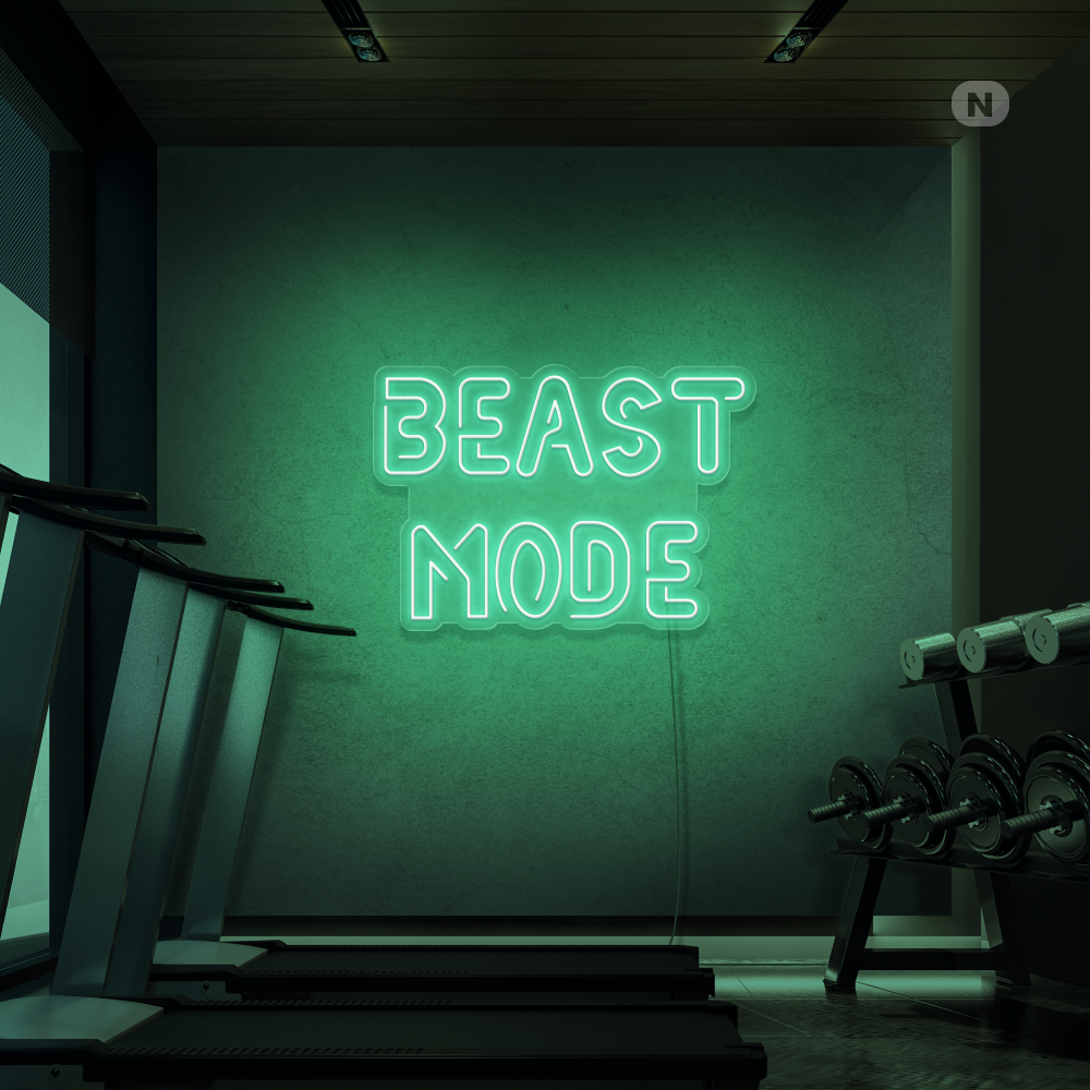 Neonskilt Beast Mode