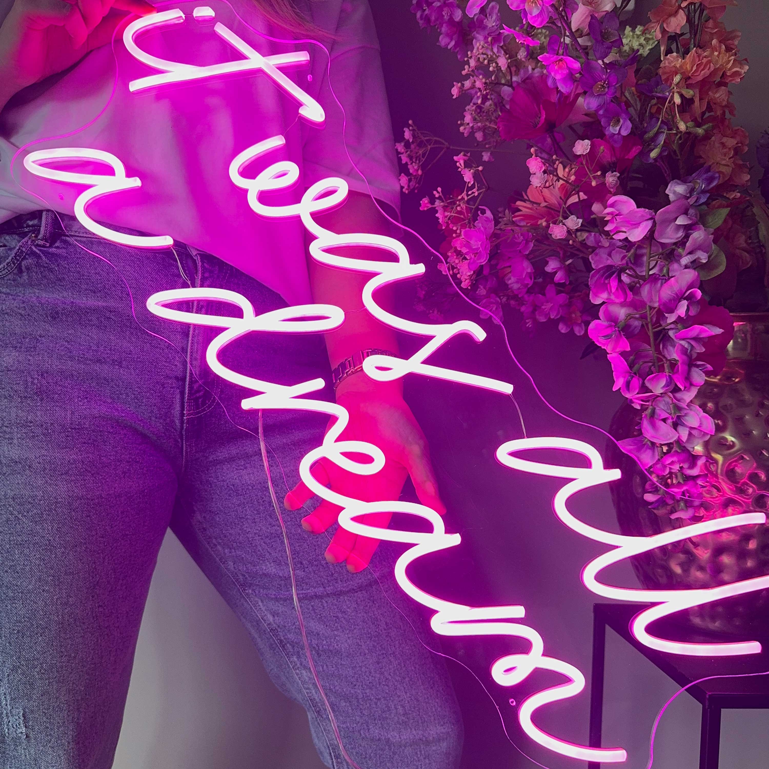 Neonskilt It was all a dream