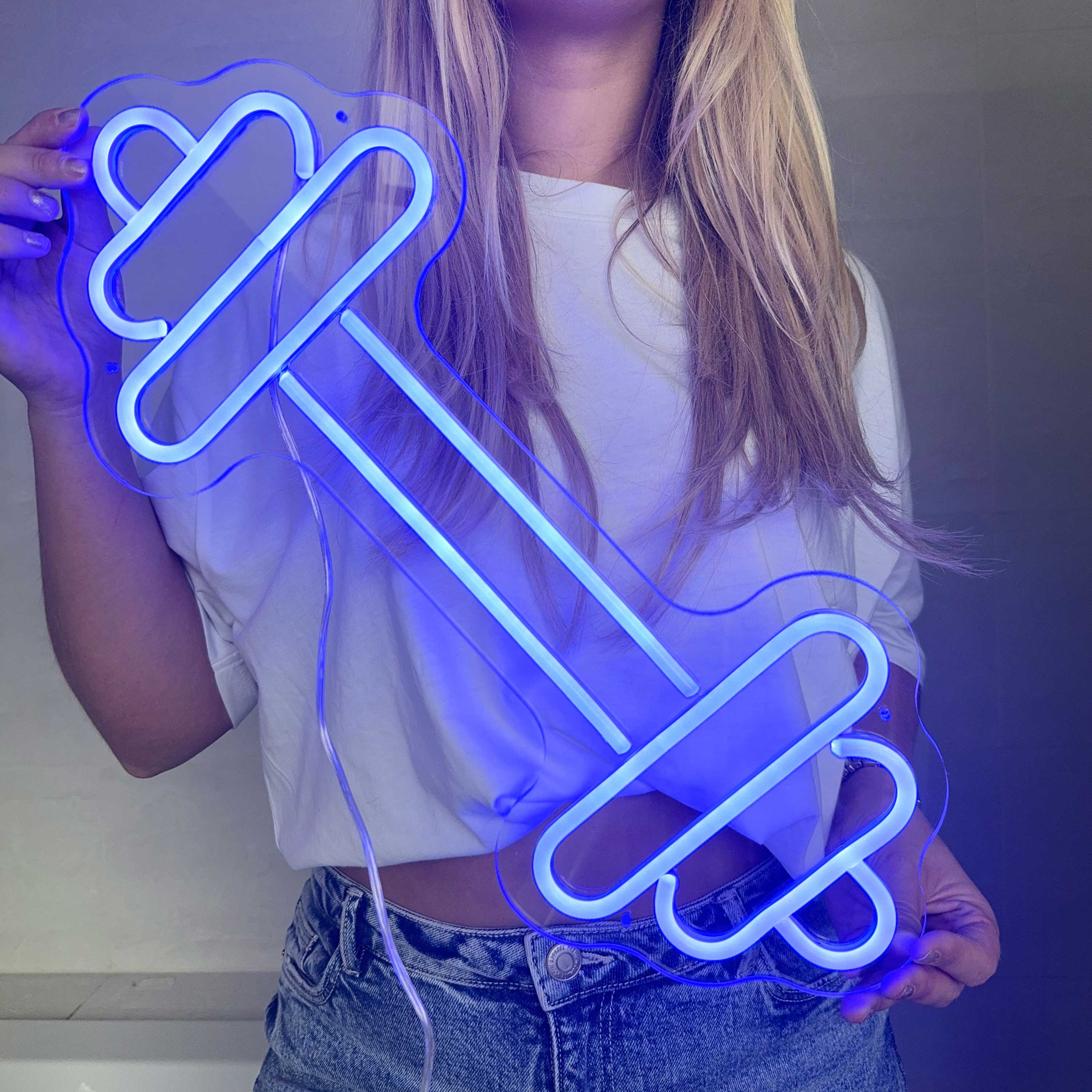 Neonskilt Dumbell