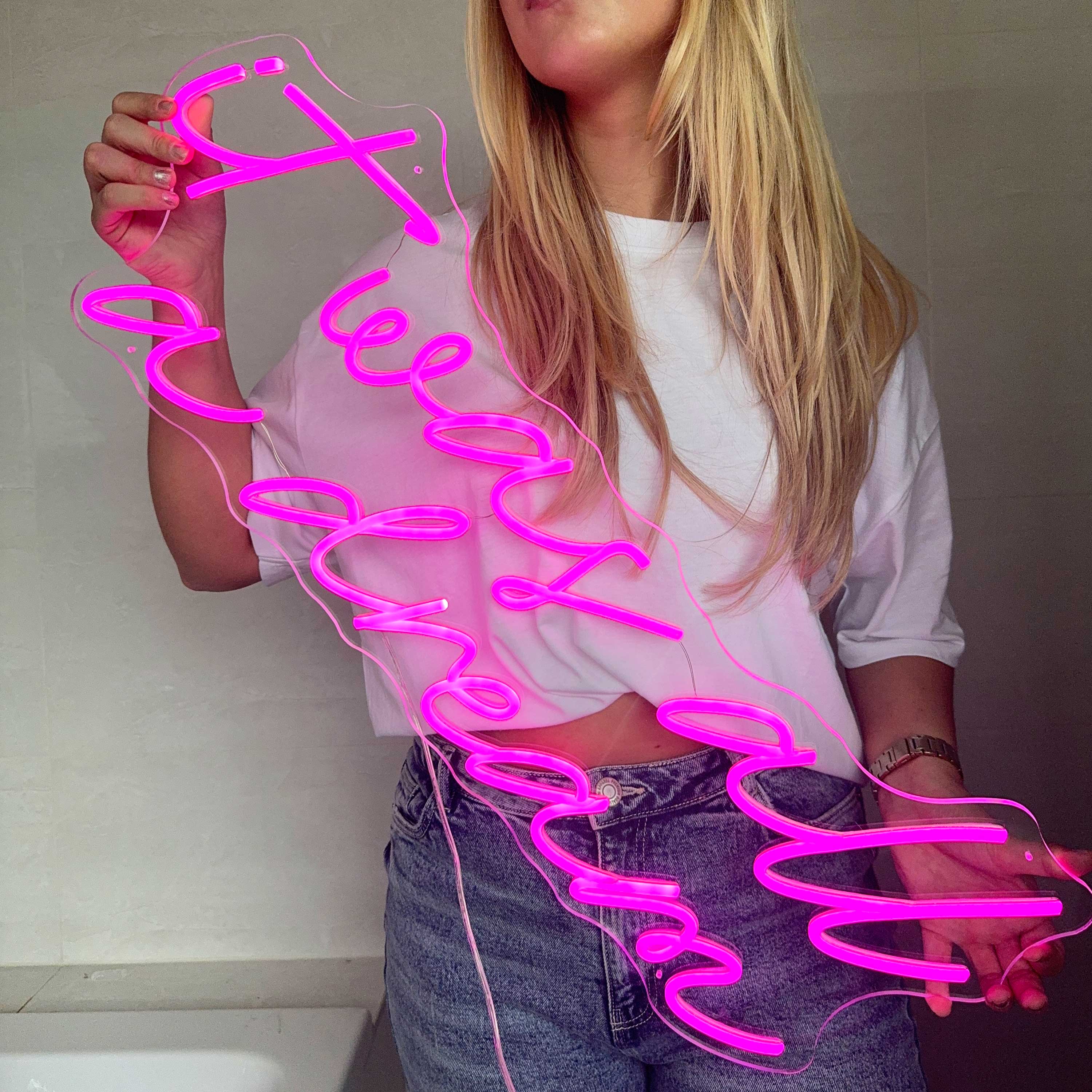 Neonskilt It was all a dream