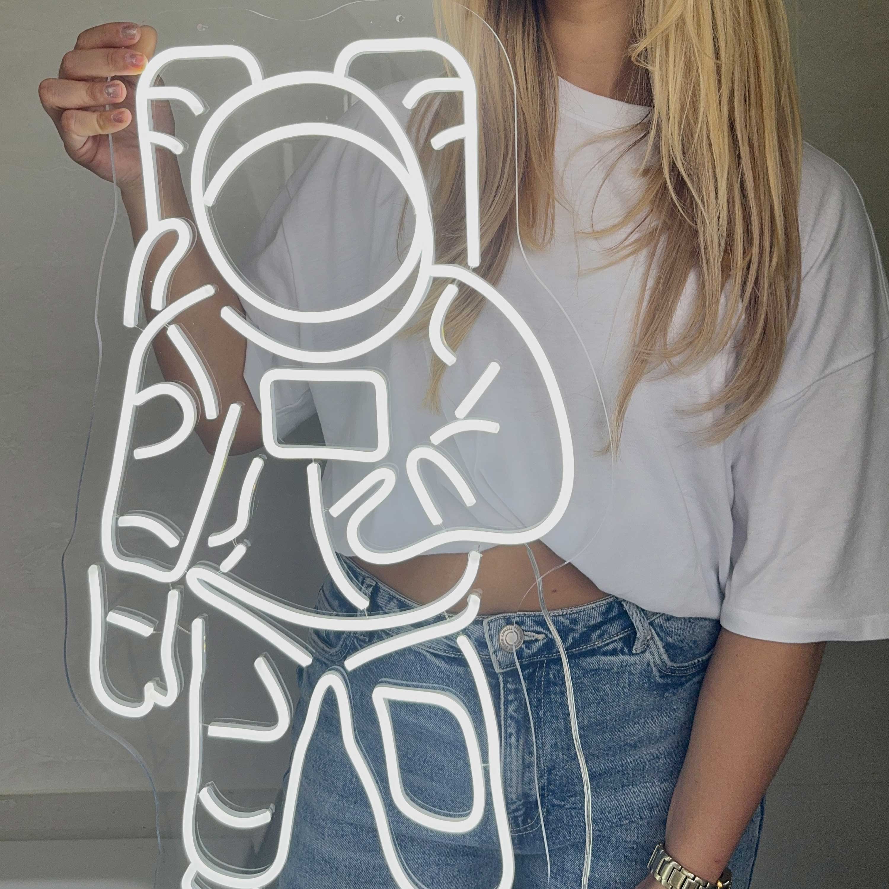 Neonskilt Astronaut