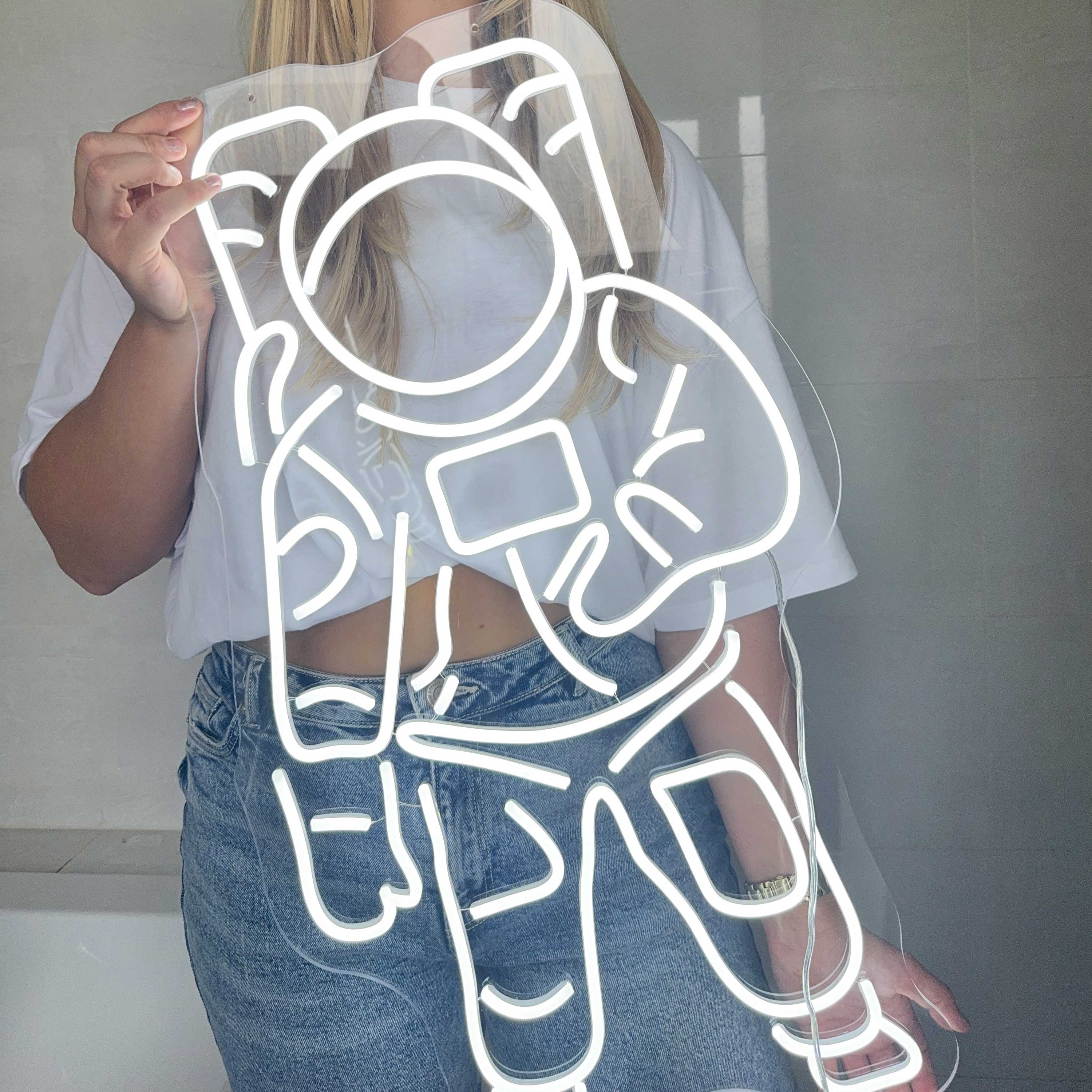 Neonskilt Astronaut
