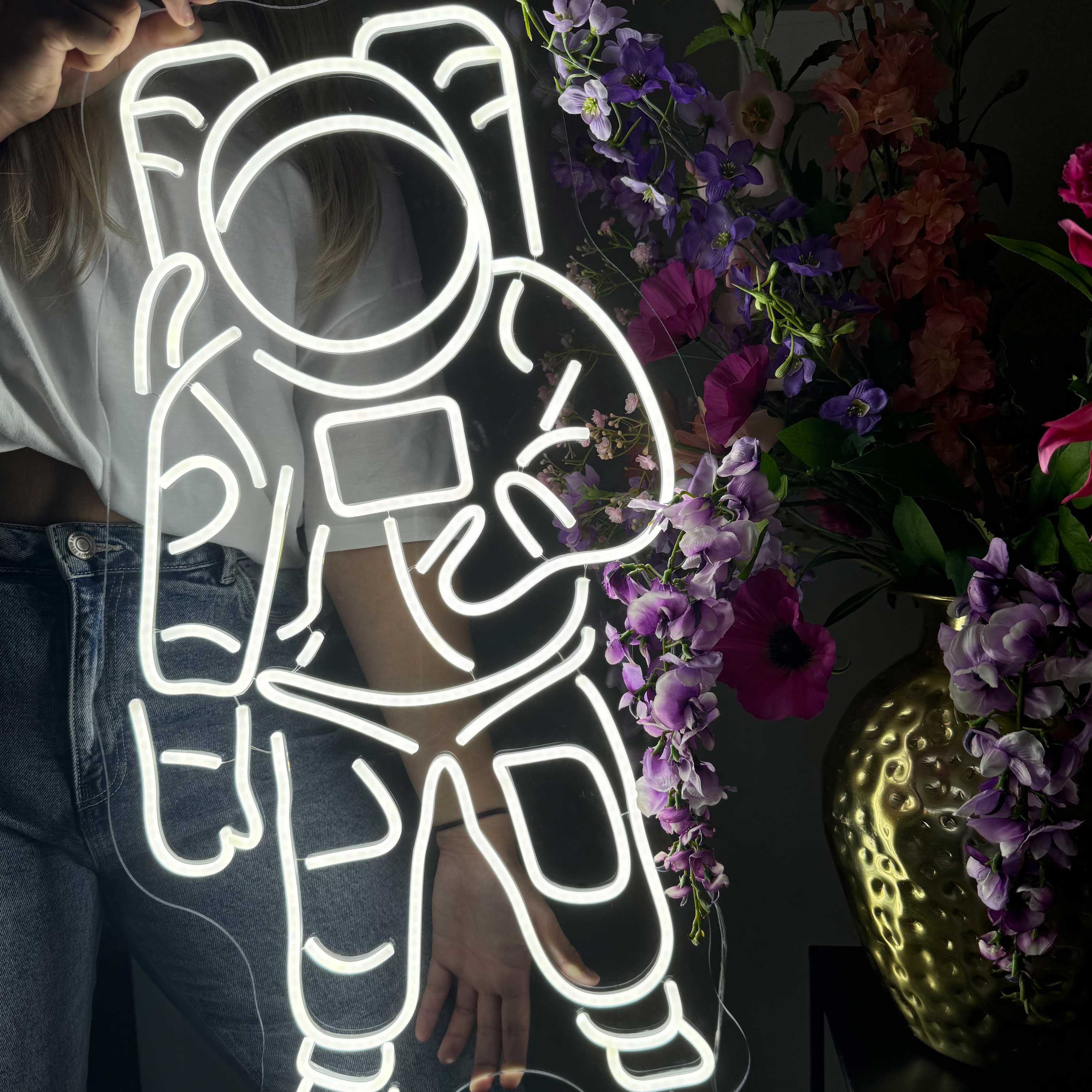 Neonskilt Astronaut