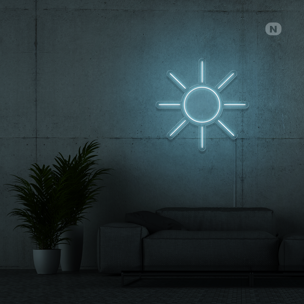 Neonskilt sol