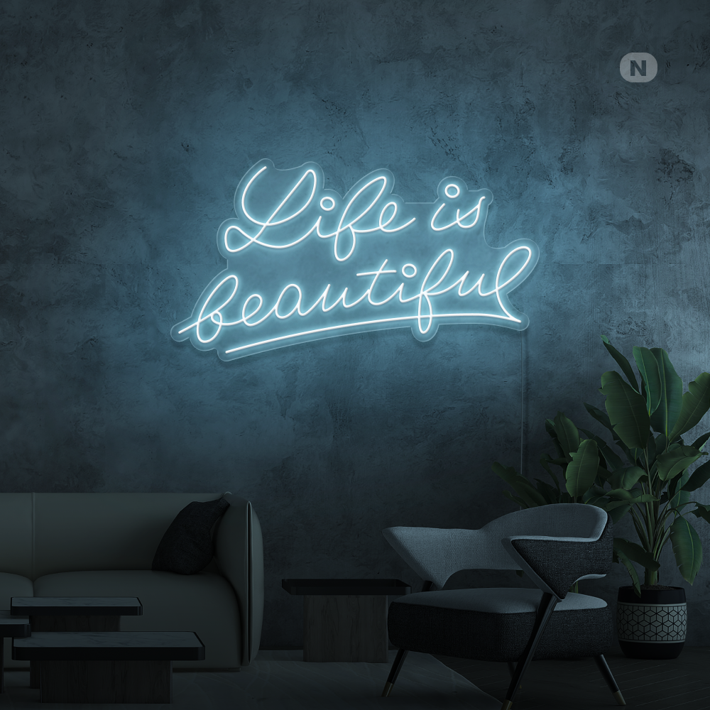 Neonskilt Life Quote 2