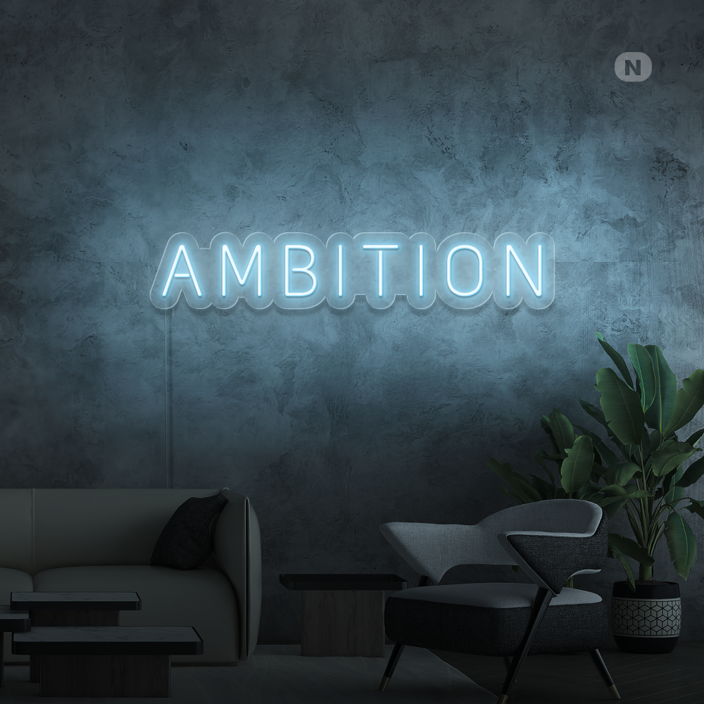 Neonskilt Ambition
