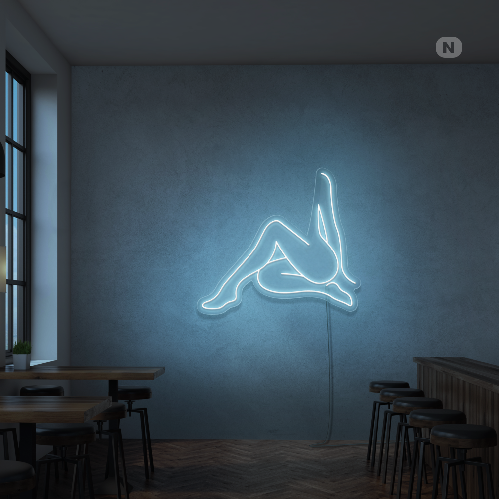 Neonskilt Sexy jente